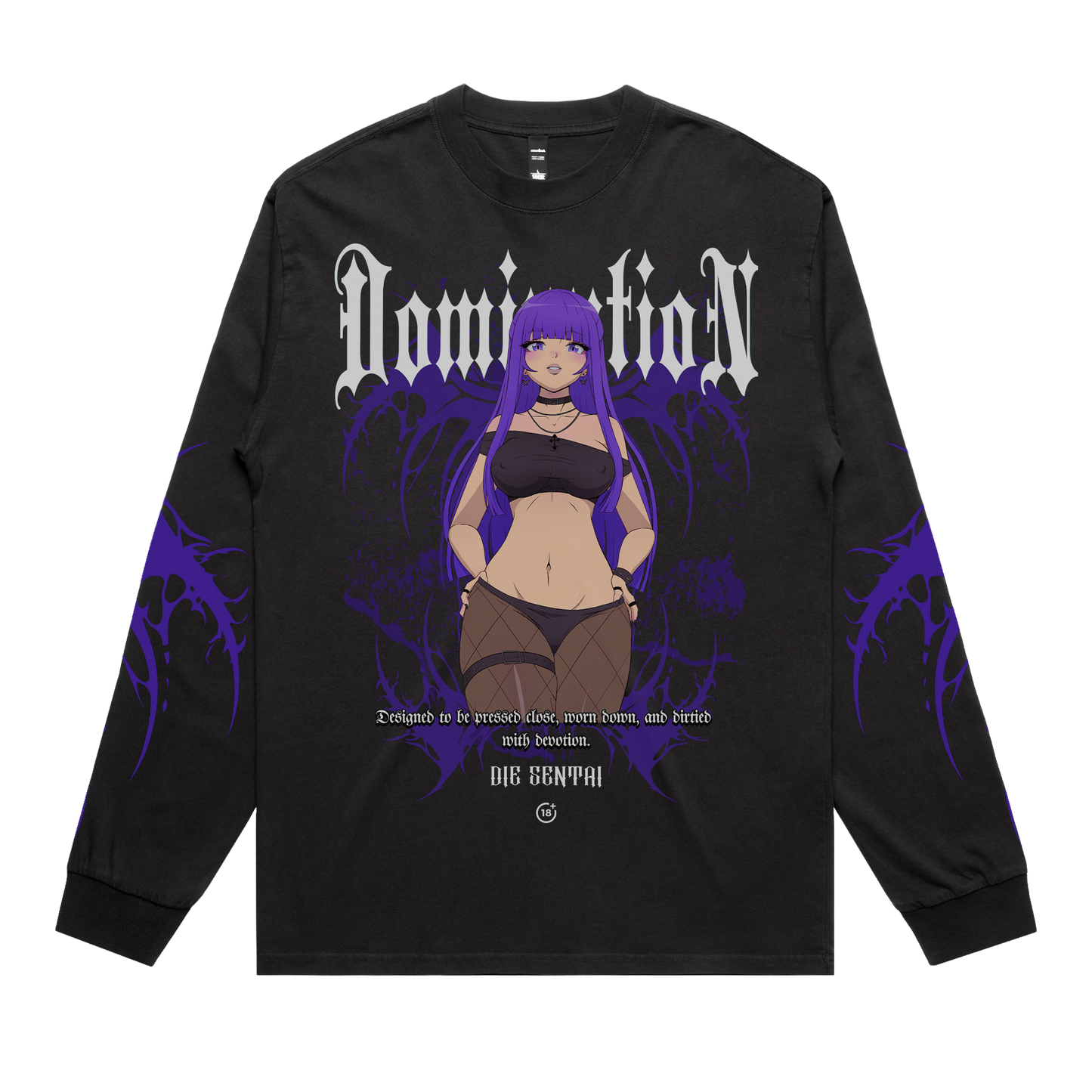 GOTH FERN HEAVY FADED LONG SLEEVE