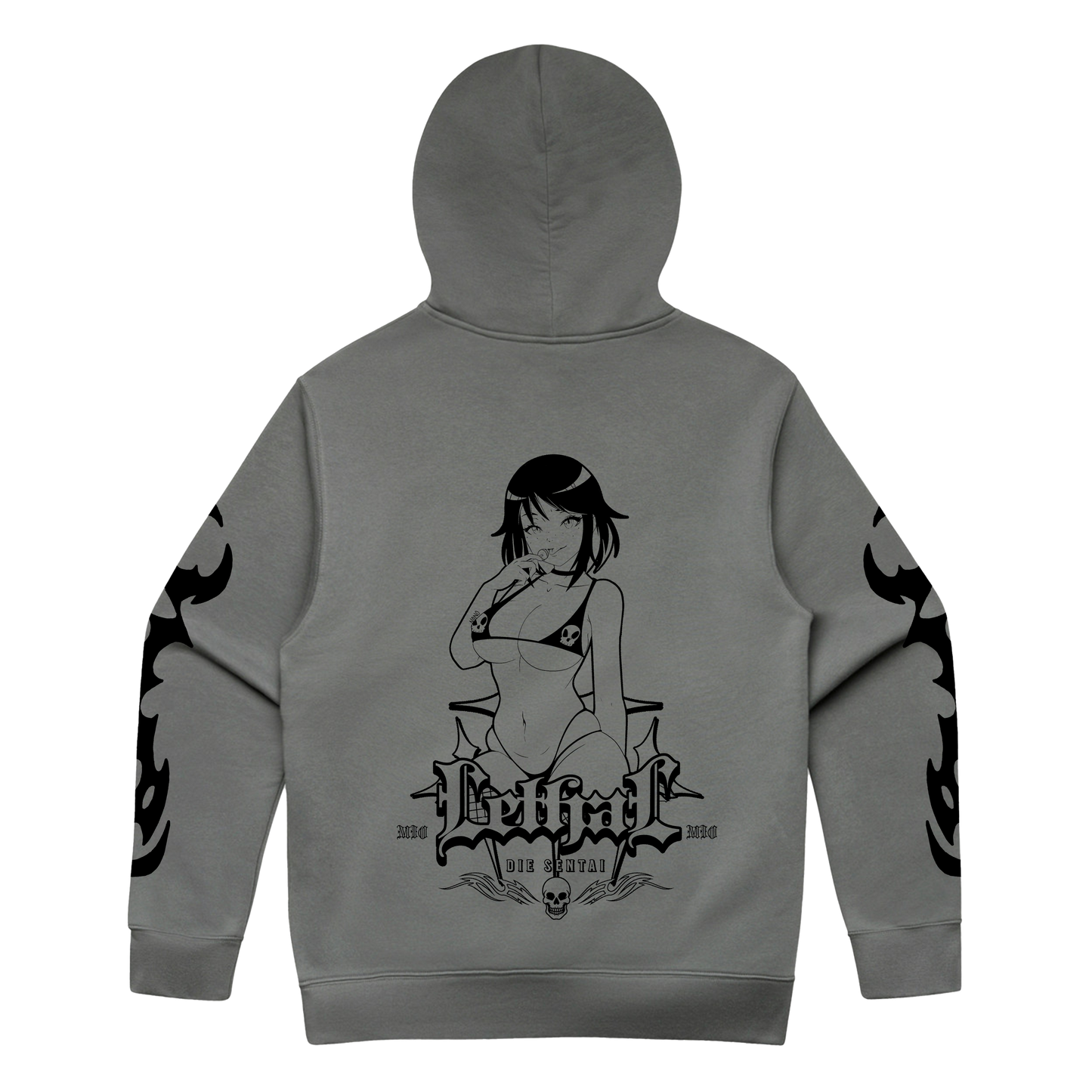 V2 GOTH MIO RELAXED HOODIE