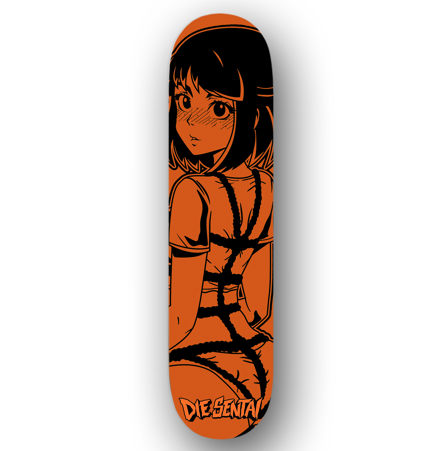 ORANGE SHIBARI MIO SKATE DECK