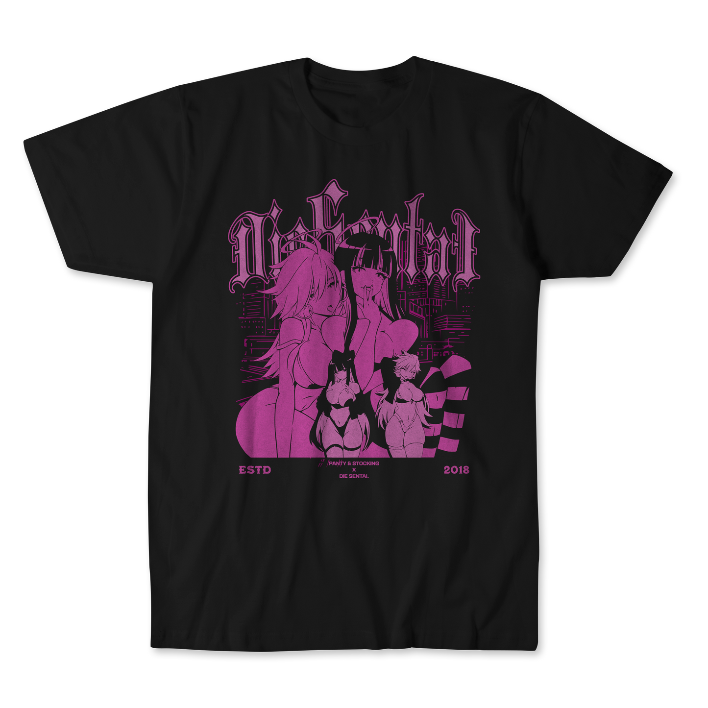 PINK P&S TEE