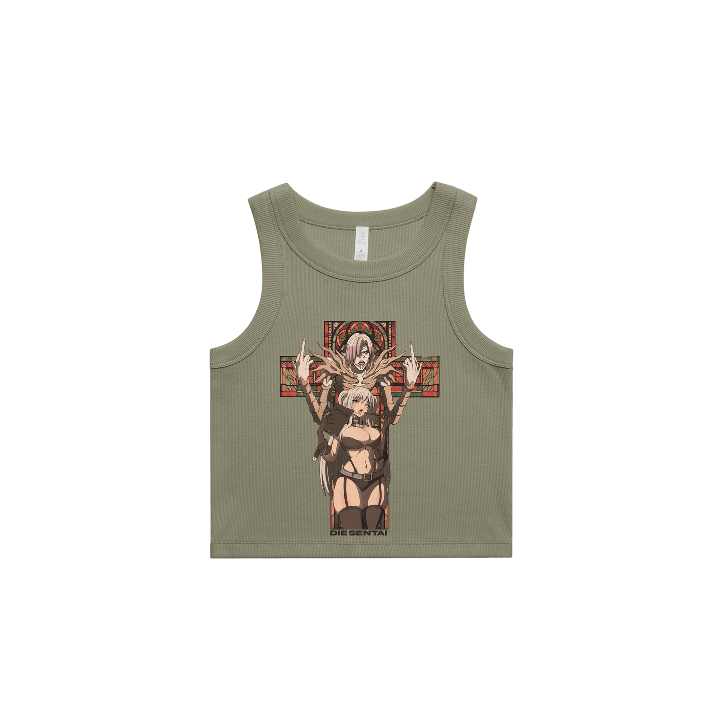 MISA ORGANIC RIB CROP TANK