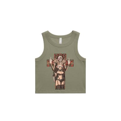 MISA ORGANIC RIB CROP TANK