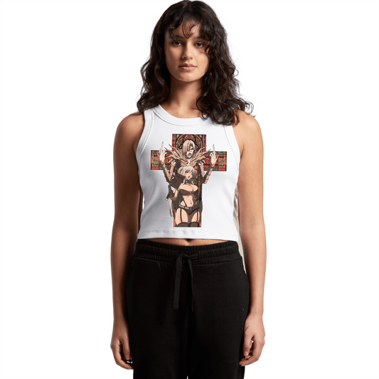MISA ORGANIC RIB CROP TANK