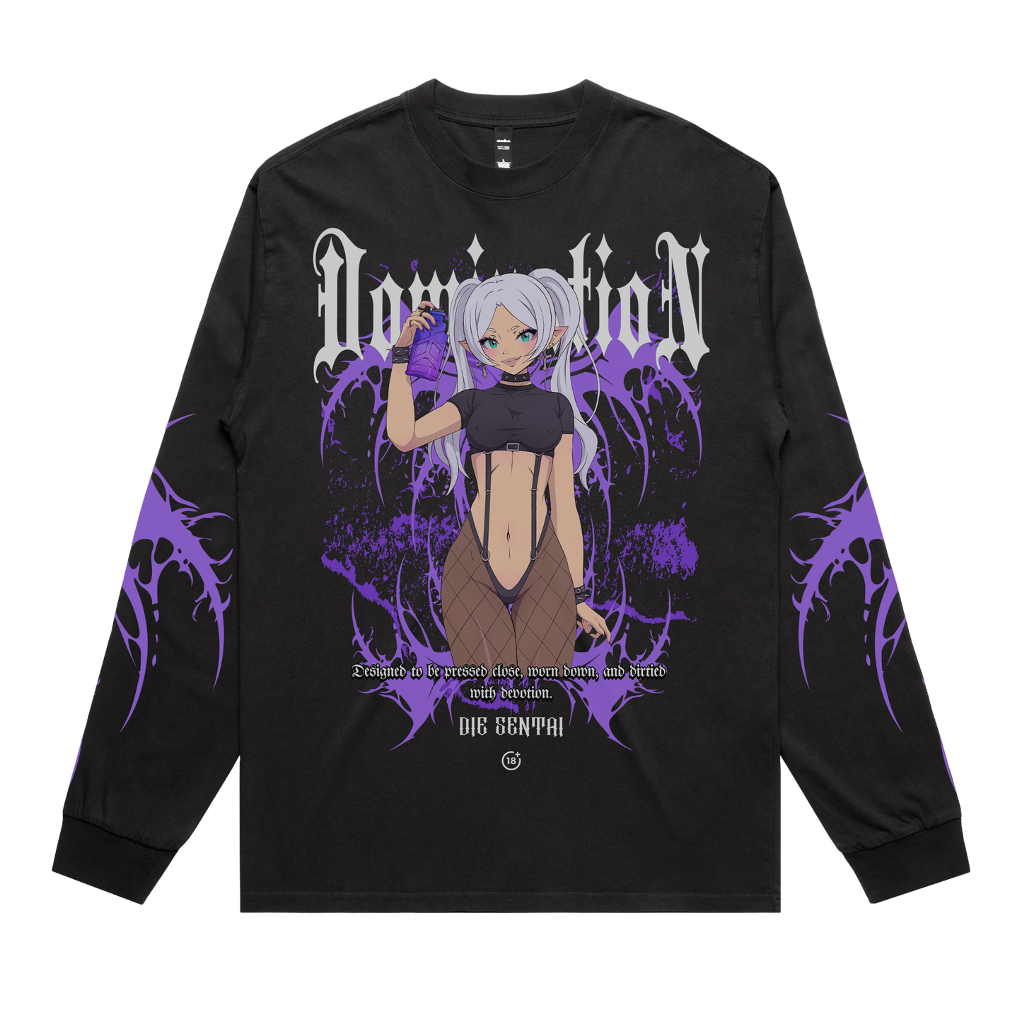 GOTH FRIEREN HEAVY FADED LONG SLEEVE