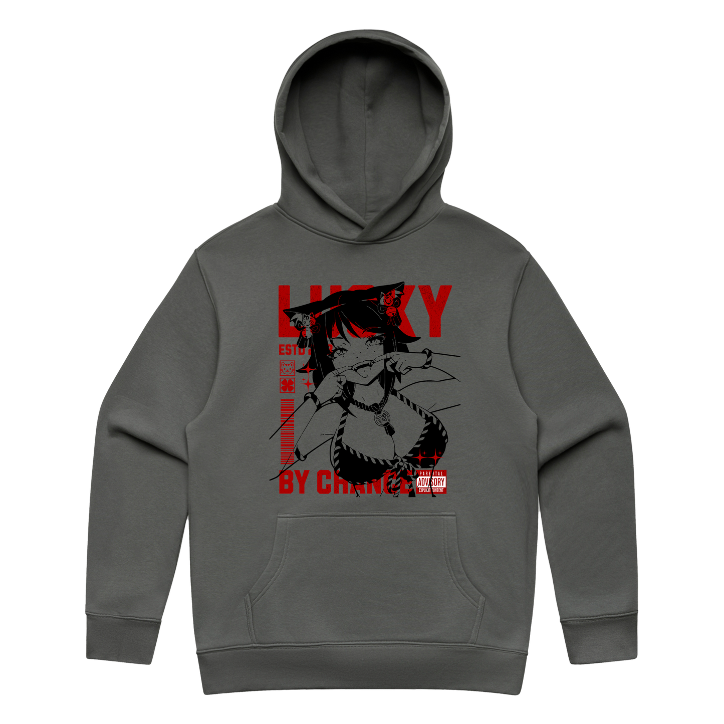 LUCKY CAT MIO RELAXED HOODIE