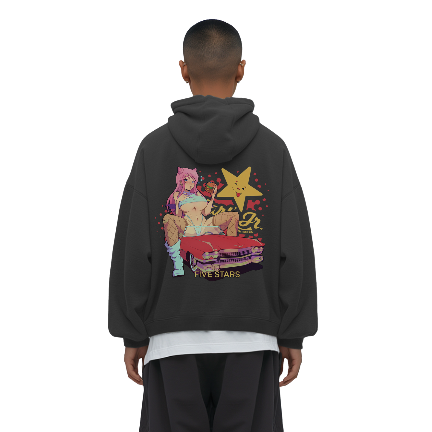 CARL'S JUN-IOR FADED RELAXED HOODIE