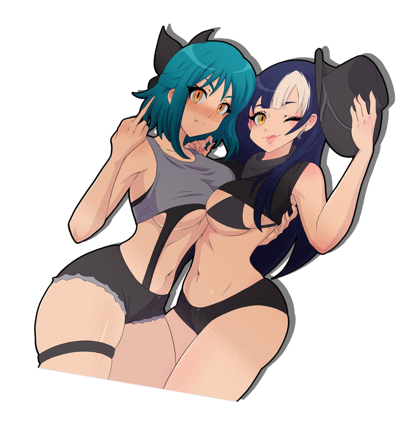 V1 MIO AND DIXIE KISSCUT
