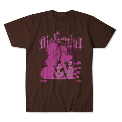 PINK P&S TEE